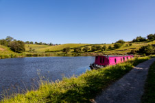 2306-0053 - Elektra moored at Leek Tunnel Pool  -  June 14, 2023